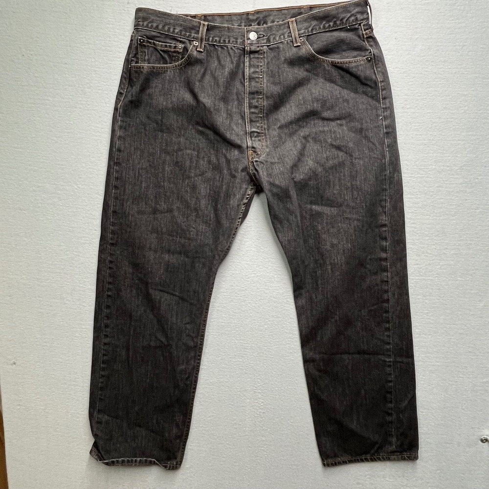 VTG Levis Jeans 501XX Mens 42x32 ( fit 37x30) Black Denim Made Mexico 1997